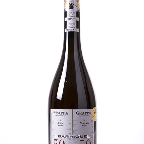 GRAPPA 50 E 50 RISERVA chianti ris.+moscato «MORELLI»