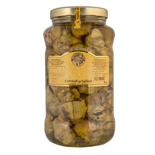 CARCIOFI INTERI GRIGLIATI 2,9 KG (4 ud. x crt) «DILILLO»