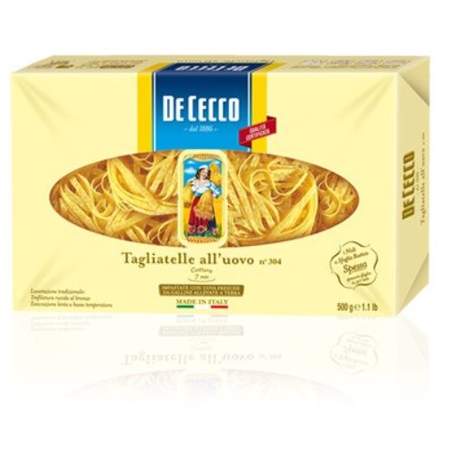 TAGLIATELLE UOVO Nº304 500g «DE CECCO»