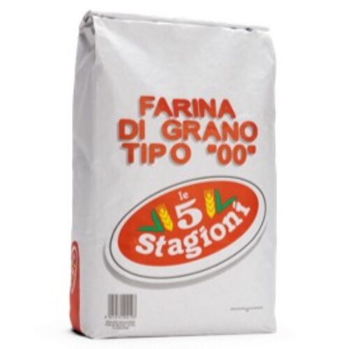 FARINA 00 ORO BIANCO/ROSSO 25KG «5 STAGIONI»