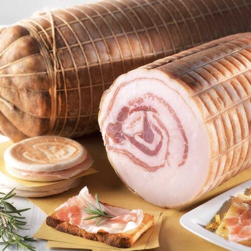 PANCETTA ARROTOLATA C/COTENNA «BUFALARIA»