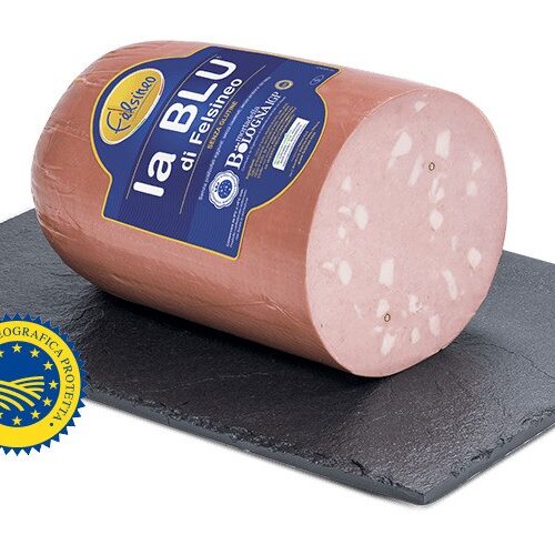 MORTADELLA BOLOGNA IGP C/Pist «LA BLU» 3.5KG (precio al Kg)