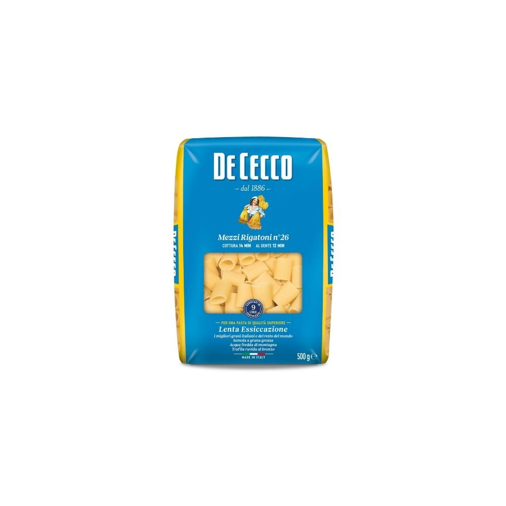 MEZZI RIGATONI DE CECCO 24X500 GR Nº26