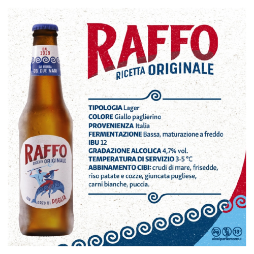 BIRRA RAFFO ORIGINALE 33 CL X24