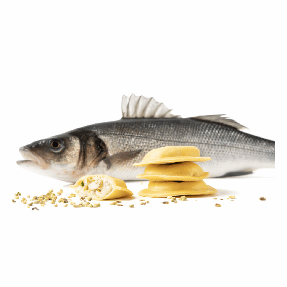 RAVIOLO BRANZINO E PISTACCHIO 2.5KG "BOTTEGA 55"   *