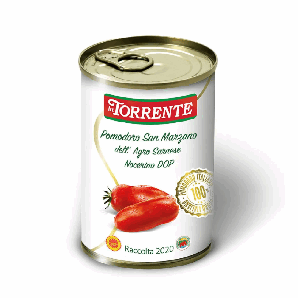 PELATI SAN MARZANO DELL'AGRO SARNESE  12x400g  "LA TORRENTE"