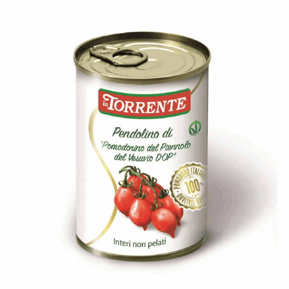 PENDOLINO DEL VESUVIO POMODORINI DEL PIENNOLO  12x400g  "LA TORRENTE"