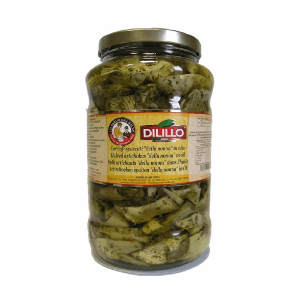 CARCIOFI A SPICCHI IN OLIO  2.650 KG "DILILLO"