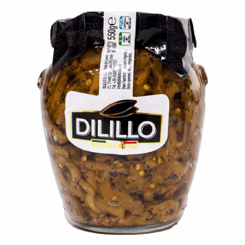 MELANZANE A FILETTI IN OLIO 580 GR "DILILLO"