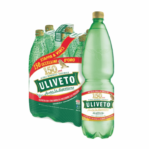ACQUA ULIVETO PLAST. LT 1,5 X 6