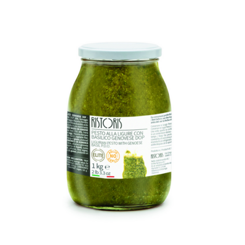 PESTO ALLA LIGURE BAS. DOP SENZA AGLIO 1KG «RISTORIS»