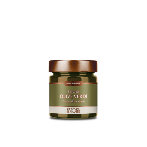 SALSA DI OLIVE VERDI VASO 225GR «RISTORIS»