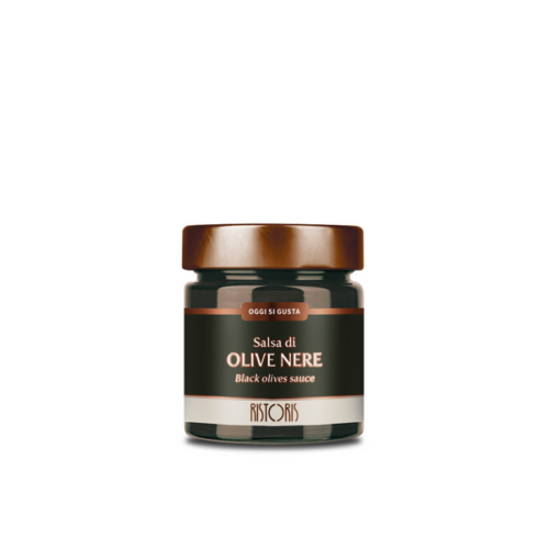 SALSA DI OLIVE NERE VASO 225GR «RISTORIS»