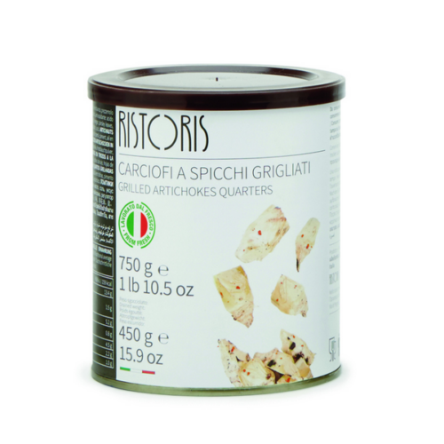 CARCIOFI A SPICCHI GRIGLIATI 750gr «RISTORIS»