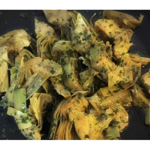 CARCIOFI SPICCHI TRIFOLATI VETRO 2.9 KG «RISTORIS»