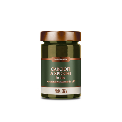 CARCIOFI A SPICCHI IN OLIO VASO 295GR «RISTORIS»