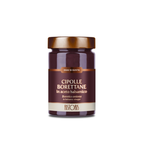 CIPOLLE BORETTANE ACETO BALS VASO 340GR «RISTORIS»