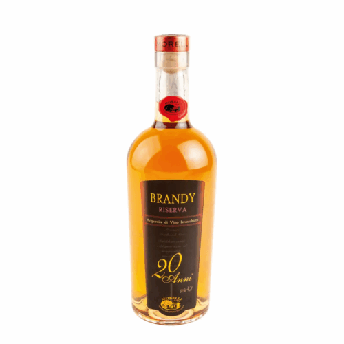 BRANDY RISERVA + 20 ANNI «MORELLI»DECANTER  40º CL.70