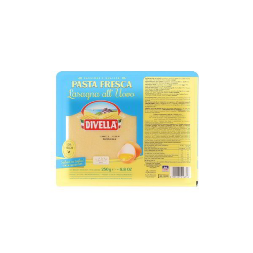 LASAGNA UOVO 250 GR DIVELLA