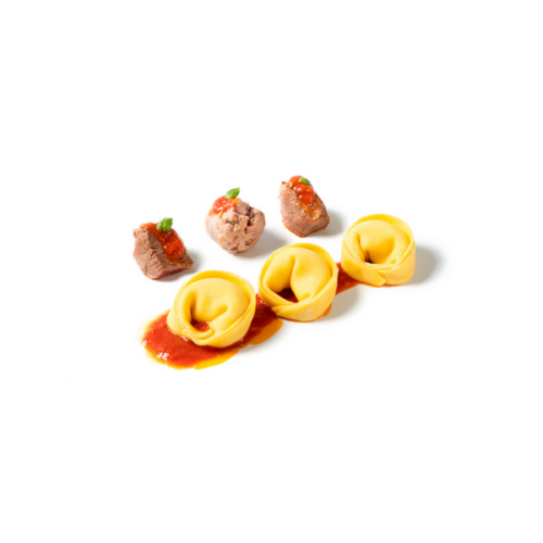TORTELLI AL BRASATO VITELLO CAT. 2,5 KG «DEL PRETE»      *