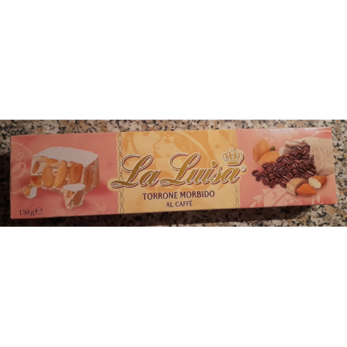 TORRONE MORBIDO MANDORLA E CAFFÈ  150GR «LA LUISA»