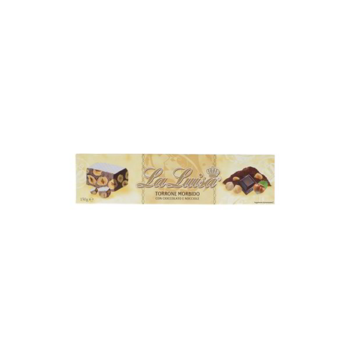 TORRONE MORBIDO CIOCCOLATO E NOCCIOLA 150GR «LA LUISA»