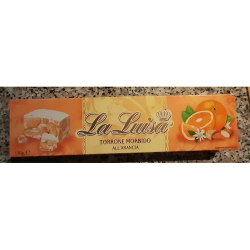 TORRONE MORBIDO ARANCIO 150GR «LA LUISA»