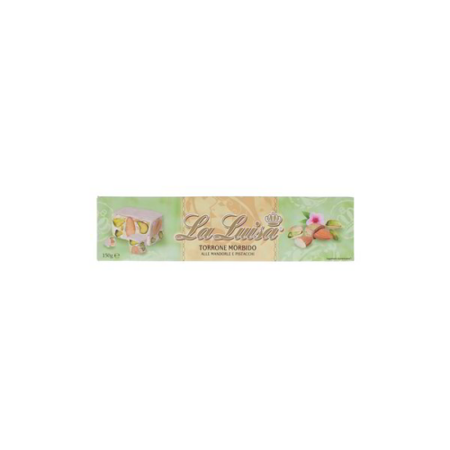 TORRONE MORBIDO MANDORLA E PISTACCHIO 150GR «LA LUISA»