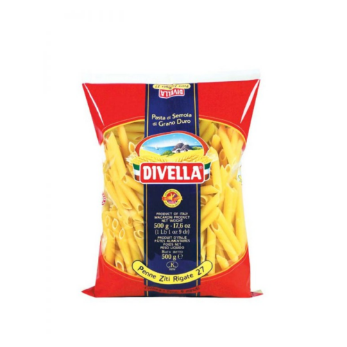 PENNE ZITI RIGATE 24×500 GR DIVELLA Nº27