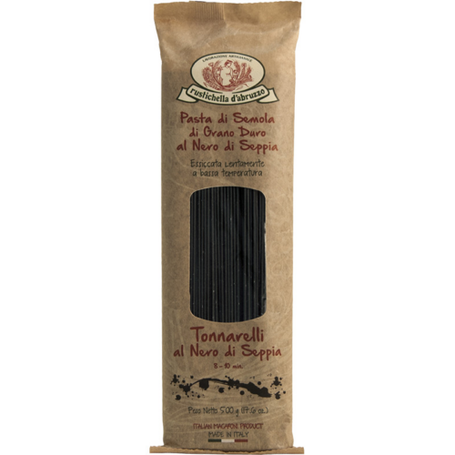 TONNARELLI AL NERO DI SEPPIA 12X500gr»RUSTICHELLA»