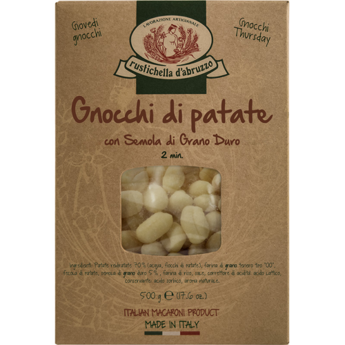 GNOCCHI DI PATATE  12X500GR «RUSTICHELLA»