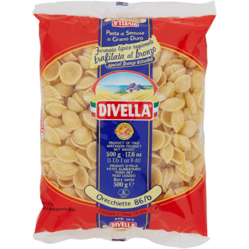 ORECCHIETTE BARESI 24×500 GR DIVELLA Nº86B (prz/un