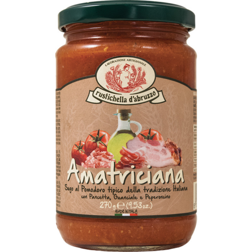 SUGO ALL’AMATRICIANA gr270 «RUSTICHELLA»