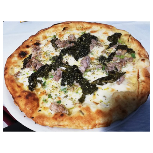 PIZZA FRIARIELLI E SALSICCIA «ITALIANISSIMO» *