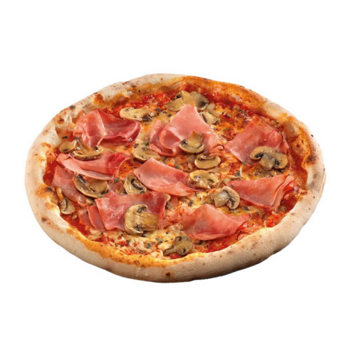 PIZZA PROSCIUTTO E FUNGHI «ITALIANISSIMO» *