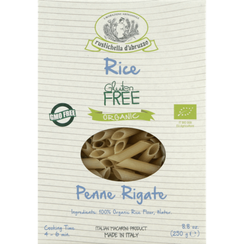 PENNE RIGATE RISO BIO BOX 250GR «RUSTICHELLA»