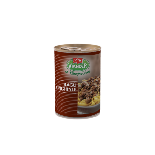 RAGU DI CINGHIALE 400GRx12 «VIANDER»