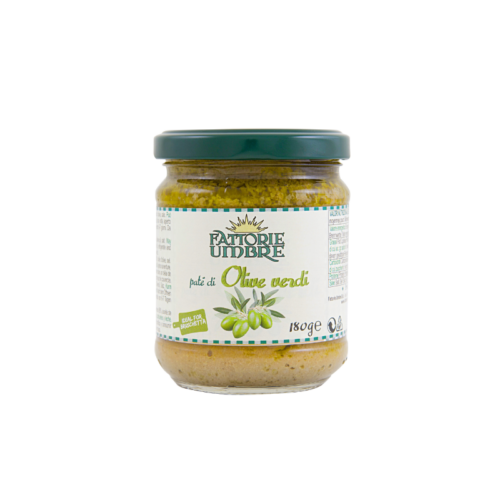 CREMA OLIVE VERDI 180gr «FATTORIE UMBRE»