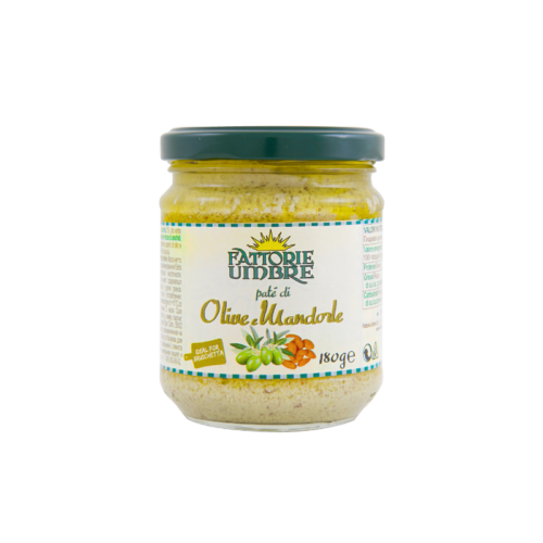 CREMA OLIVE MANDORLE 180gr «FATTORIE UMBRE»