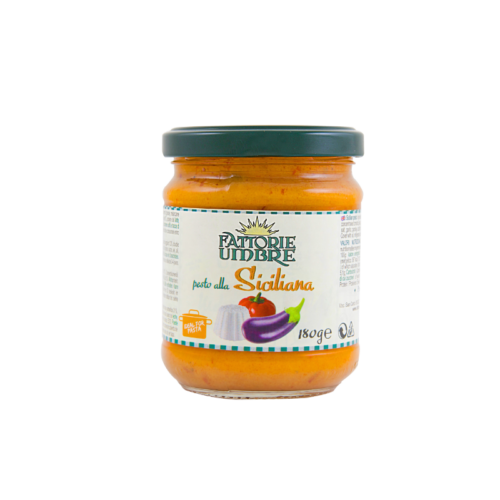 PESTO ALLA SICILIANA 180gr «FATTORIE UMBRE»