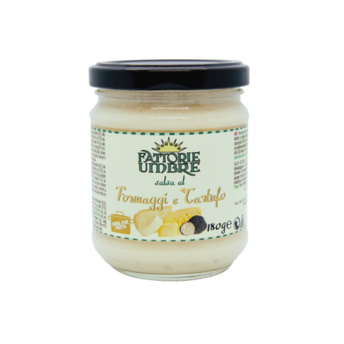 SALSA AI FORMAGGI CON TARTUFO 180GR «FATTORIE UMBRE»