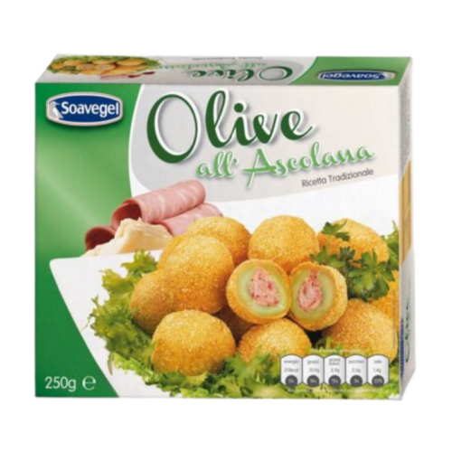 OLIVE ASCOLANE 10x250gr   *