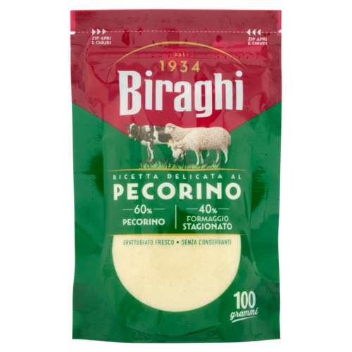 PECORINO ROMANO GRATTUGIATO 100GR «BIRAGHI»