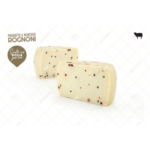 PRIMOSALE SICILIANO PEPE FETTA 200gr «ROGNONI»
