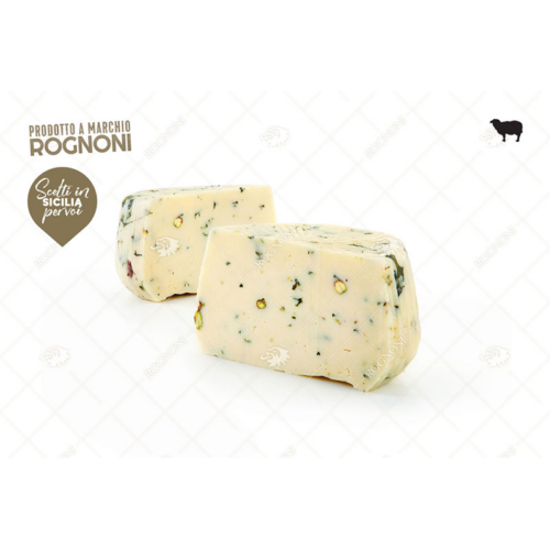 PRIMOSALE SICILIANO RUCOLA E PISTACCHIO  200gr «ROGNONI»
