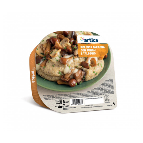 POLENTA TARAGNA, FUNGHI, TALEGGIO* DOP 12X300GR ARTICA